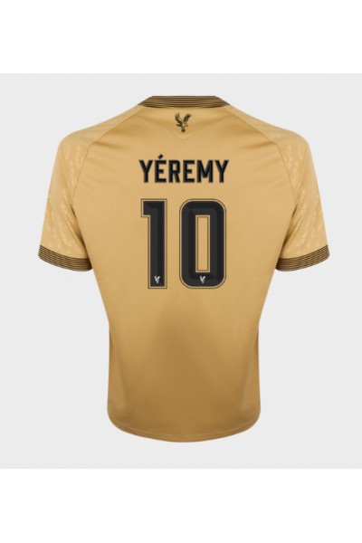 Crystal Palace Yeremy Pino #10 Jalkapallovaatteet Vieraspaita 2025-26 Lyhythihainen Crystal Palace Yeremy Pino #10 Jalkapallovaatteet Vieraspaita 2025-26 Lyhythihainen